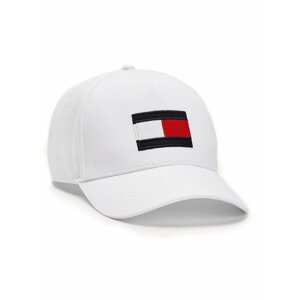 Tommy Hilfiger bílá kšiltovka Big Flag Cap