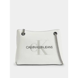 Calvin Klein bílá kabelka Shoulder Bag