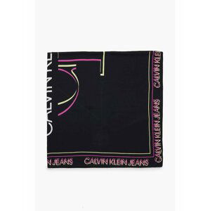 Calvin Klein černý šátek Glow Scarf