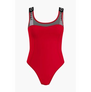 Calvin Klein červené jednodílné plavky Scoop Back One Piece-RP