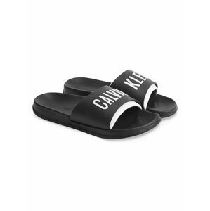 Calvin Klein černé unisex pantofle Slide