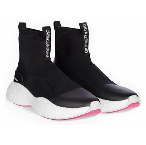 Calvin Klein černé ponožkové tenisky Runner Sneaker Sock Knit