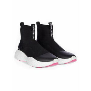 Calvin Klein černé ponožkové tenisky Runner Sneaker Sock Knit