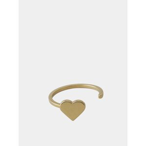 Prsten ve zlaté barvě Design Letters