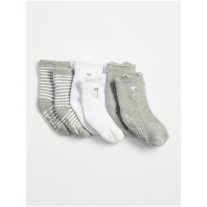 Barevné holčičí baby ponožky brannan bear crew socks, 3 páry