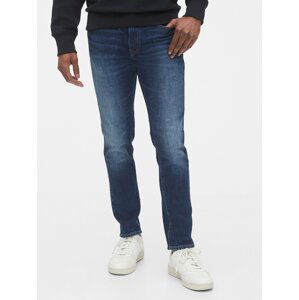 Modré pánské džíny slim taper jeans with GapFlex