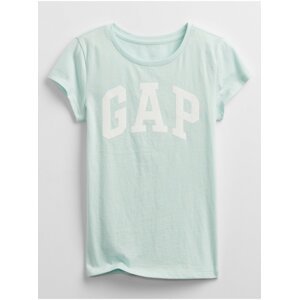 Zelené holčičí dětské tričko GAP Logo v arch