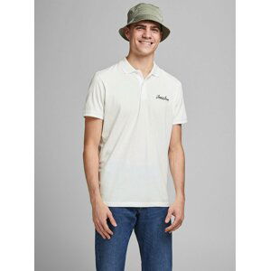 Bílé polo tričko Jack & Jones Tons