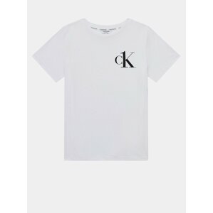 Calvin Klein bílé chlapecké tričko Tee