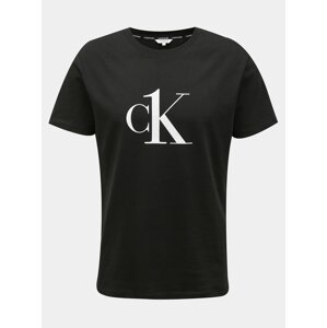 Calvin Klein černé pánské tričko Relaxed Crew Tee