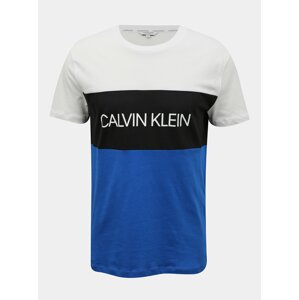 Calvin Klein barevné pánské tričko Relaxed Crew Tee-Col Block