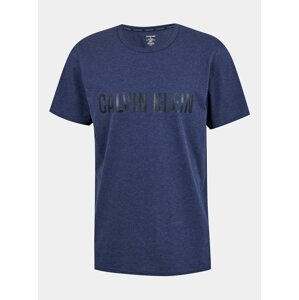 Calvin Klein modré pánské tričko S/S Crew Neck