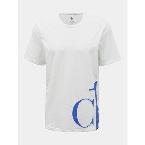 Calvin Klein bílé pánské tričko S/S Crew Neck