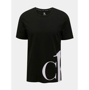 Calvin Klein černé pánské tričko S/S Crew Neck