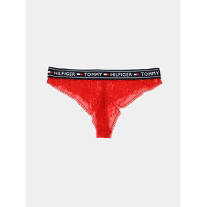 Červená dámská krajková tanga Tommy Hilfiger Thong