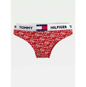 Červená vzorovaná tanga Tommy Hilfiger Underwear