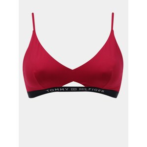 Tommy Hilfiger tmavě růžový horní díl plavek Bralette