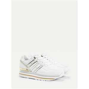 Tommy Hilfiger bílé tenisky na platformě Knitted Flatform Sneaker