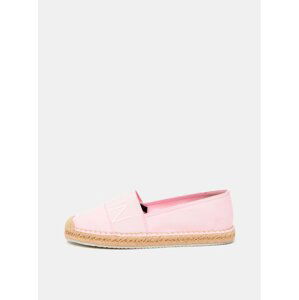 Calvin Klein světle růžové espadrilky Espadrille Roped Toe