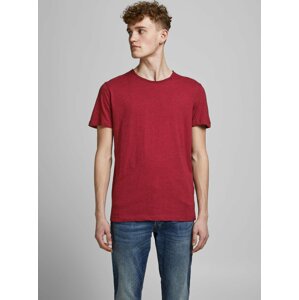 Červené žíhané basic tričko Jack & Jones Vance