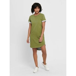 Zelené mikinové šaty Jacqueline de Yong-Ivy