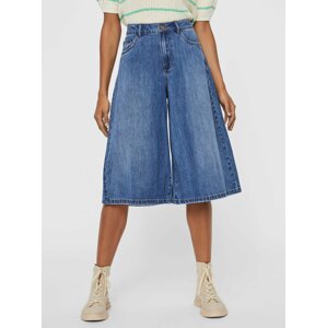 Modré džínové culottes VERO MODA Clemma