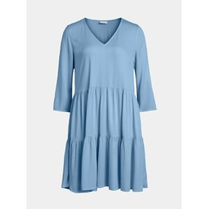 Světle modré šaty VILA