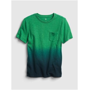 Zelené klučičí tričko GAP pocket tee