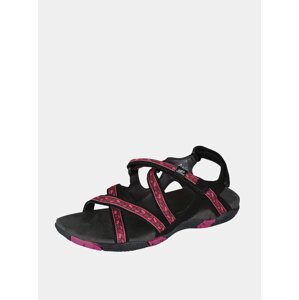 Růžové dámské vzorované sandály Hannah