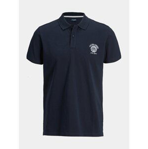 Tmavě modré polo tričko Jack & Jones Lock