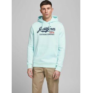 Světle modrá mikina s kapucí Jack & Jones