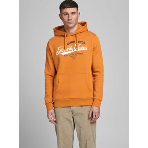 Oranžová mikina s kapucí Jack & Jones