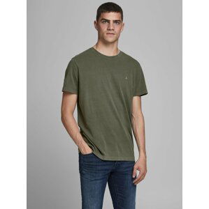 Khaki tričko Jack & Jones