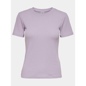 Světle fialové tričko Jacqueline de Yong Kissa