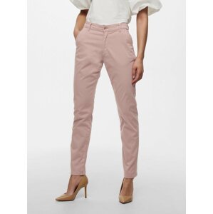 Růžové zkrácené kalhoty Jacqueline de Yong Dakota