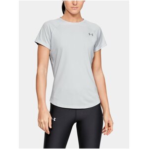 Světle šedé dámské tričko Under Armour Speed Stride Short Sleeve