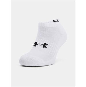 Ponožky Under Armour Core No Show 3Pk - bílá