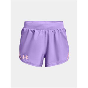 Kraťasy Under Armour Fly By Short - fialová