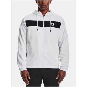 Bunda Under Armour SPORTSTYLE WINDBREAKER - bílá