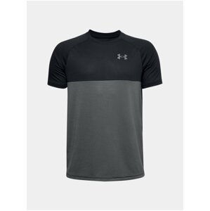 Tričko Under Armour UA TECH COLORBLOCK SS - černá