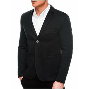 Černé pánské sako Ombre Clothing