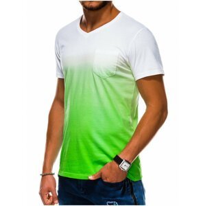 Pánské tričko bez potisku S1036 - zelené