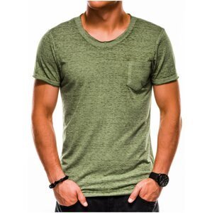 Pánské tričko bez potisku S1051 - zelené