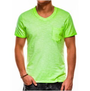 Pánské tričko bez potisku S1053 - zelené