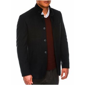 Jarní kabát C427 - černý