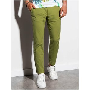 Pánské chinos kalhoty P894 - zelená