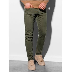 Pánské kalhoty P895 - khaki