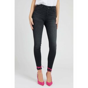 Guess černé džíny Push up Skinny Fit Denim