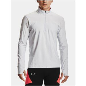 Tričko Under Armour QUALIFIER HALF ZIP - šedá