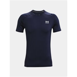 Tmavě modré sportovní tričko Under Armour HG Armour Fitted SS
